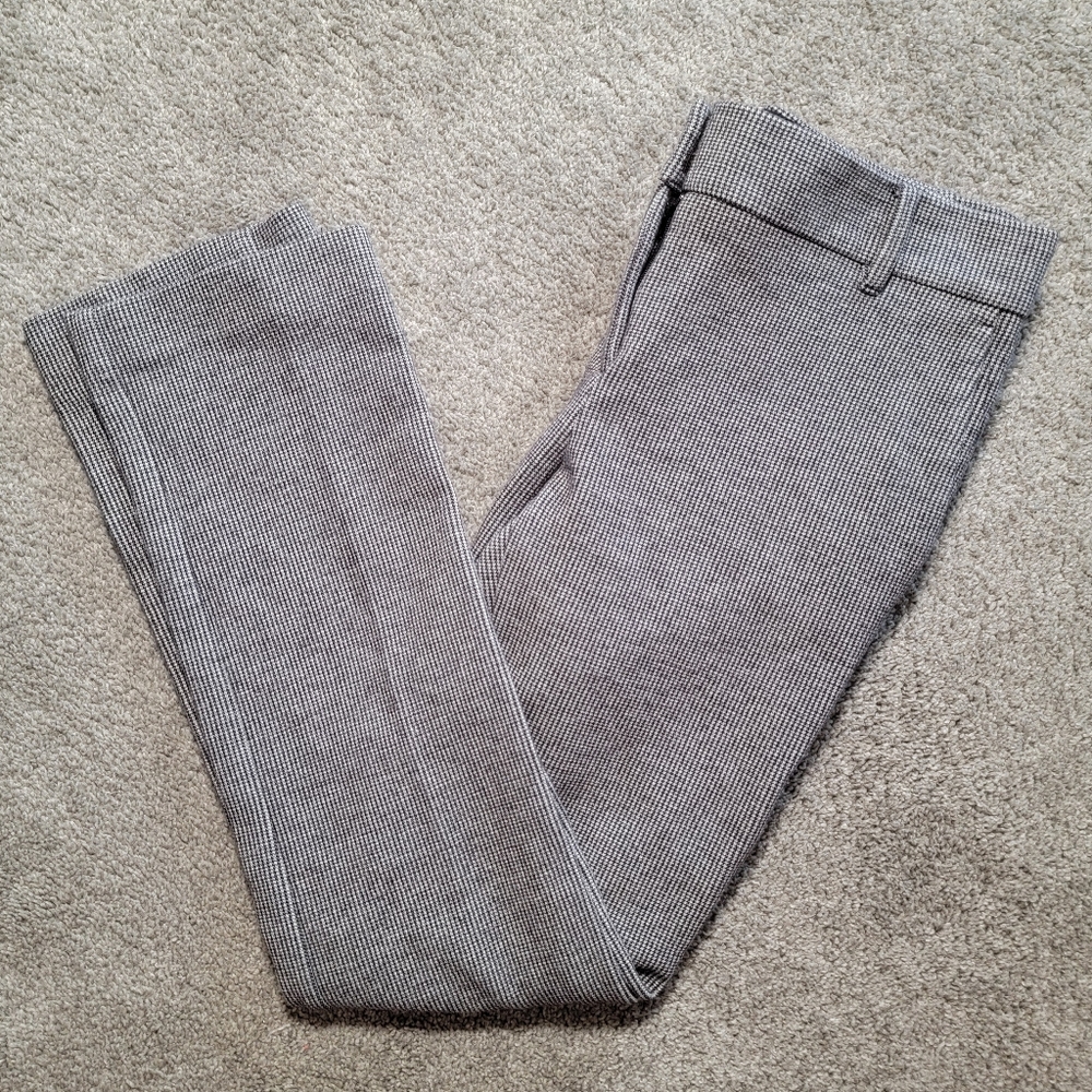 Ann Taylor Black & White Mini Houndstooth Pants - Size 4
